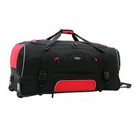 Travelers Club, 57036-600, Getaway Solids - Borsa da viaggio Adventure con ruote, 91,4 cm, colore: rosso