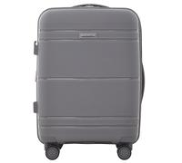 Travelers Club Astralnaut Hardside Trolley Espandibile Spinner, Grigio (quiet shade), 20" Carry-on, Astralnaut Hardside Trolley Espandibile Spinner