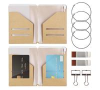 Travelers Notebook Accessories - 2 Pieces Diary Storage Bags With 4 Clips