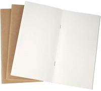 Travelers - Set di 3 inserti di ricambio per quaderni da viaggio piccoli, 10 x 18,8 cm (inserti a punti)