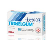 Travelgum 20 Mg Trattamento Mal D'auto 10 Gomme Masticabili