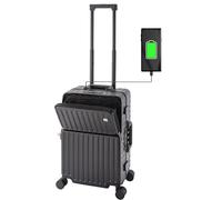Travelhouse Roma T1976 - Trolley da viaggio, varie misure e colori, Nero , Handgepäck, valigetta