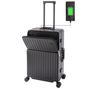 Travelhouse Roma T1976 - Trolley da viaggio, varie misure e colori, Nero , Mittlerer Koffer, valigetta