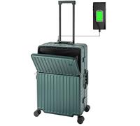 Travelhouse Roma T1976 - Trolley da viaggio, varie misure e colori, verde, Mittlerer Koffer, valigetta