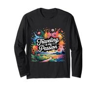 Traveling Is My Passion Viaggiatore Esploratore - Maglia a Manica