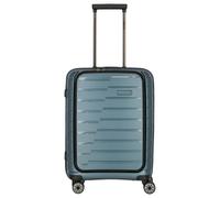 Travelite Air Base - Trolley da cabina con 4 ruote e tasca frontale S 55 cm (iceblue)