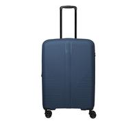 Travelite Air Stripe 4 ruote Carrello M 66 cm con piega di espansione blu