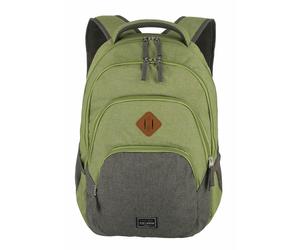 travelite Basic Melange Backpack Green / Grey
