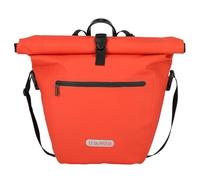 Travelite Basics For Bikes Borsa da Bicicletta Grande, Portapacchi Impermeabile con Tracolla Rimovibile e Chiusura Arrotolabile, 20L, 1.1 Kg, Rosso
