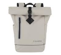 Travelite Zaino Basics 48 cm elfenbein 19 L impermeabile con chiusura rolltop e catarifrangenti