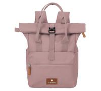 travelite BASICS Short Handle Rollup, zaino da viaggio con funzione rolltop, 37-46 cm, 14 litri, Smoky Rose