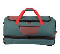 travelite Basics Wheeled Duffle Expandable L Green / Orange