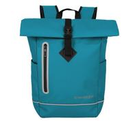 Travelite Rolltop - Zaino impermeabile per bicicletta, con chiusura rolltop e riflettori, 48 cm, 19 litri, Blu porto, Rucksack 48 cm, Zaino impermeabile con chiusura Rollup