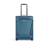 Travelite Bagaglio a mano con 2 ruote per Condor + Ryanair, lucchetto a combinazione integrato, trolley jetpack: super leggero con funzione di aggancio, 55 x 40 x 20 cm, 41 l, 1,7 kg, nero, Handgepäck