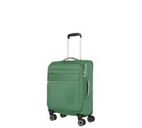 travelite carrello d'imbarco valigia a mano sostenibile, 4 ruote, MIIGO, carrello morbido per bagagli piccoli in materiale riciclato, chiusura TSA, 55 cm, 35 litri