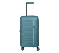 travelite Valigia rigida a 4 ruote media 74 L, valigia da baule, serie bagagli ROOMER, carrello rigido con piega ad espansione + serratura a combinazione TSA, 66 cm (senza bagagli ingombranti)