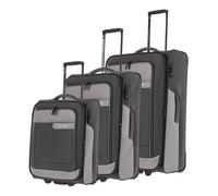 Travelite Viia 2 ruote Set di valigie 3 pezzi con piega di espansione schiefer (TAS014207)