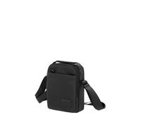 Travelite Cross Body Bag, Borsa a tracolla WORKFLOW in materiale riciclato con scomparto di sicurezza, Sling Bag, Nero, Cross Body Bag 23 cm