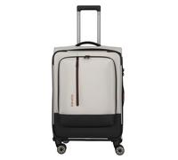 Travelite Crosslite 5.0 4 ruote Carrello M 66 cm con piega di espansione bianco