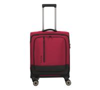 Travelite Crosslite 5.0 4 ruote Trolley cabina S 55 cm Vano porta PC rosso