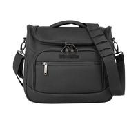 Travelite Cu eauty case con funzione di aggancio, 32 cm, grigio, Kosmetiktasche 32 cm, Beauty case con funzione a scatto