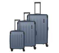 Travelite Dynamiic 4 ruote Set di valigie 3 pezzi con piega di espansione grigio