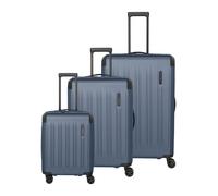 Travelite Dynamiic 4 ruote Set di valigie 3 pezzi espandibile grigio
