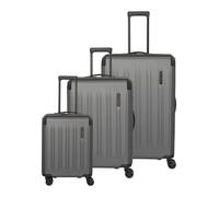 Travelite Dynamiic 4 ruote Set di valigie 3 pezzi espandibile grigio