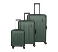 Travelite Dynamiic 4 ruote Set di valigie 3 pezzi espandibile verde