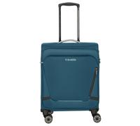 travelite valigia a mano con 4 rotelle per Lufthansa, Austrian + Swiss, serratura a combinazione integrata, trolley da cabina compatto con funzione di aggancio, 55x40x23 cm, 41 l, 2,5 kg