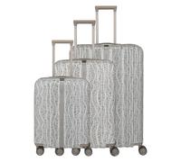 Travelite Lascana 4 ruote Set di valigie 3 pezzi color argento