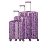 Travelite Lascana 4 ruote Set di valigie 3 pezzi viola