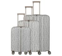 Travelite Lascana 4 ruote Set di valigie 3 pezzi color argento