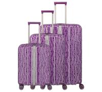 Travelite Lascana 4 ruote Set di valigie 3 pezzi viola