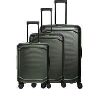 Travelite Millennium 4 ruote Set di valigie 3 pezzi con piega di espansione verde