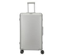 Travelite Next Trunk Carrello a 4 ruote in Alluminio 76 cm color argento