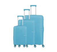 Travelite Pacific 4 ruote Set di valigie 3 pezzi blu