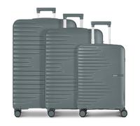 Travelite Pacific 4 ruote Set di valigie 3 pezzi grigio