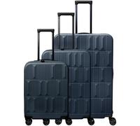 Travelite Panello 4 ruote Set di valigie 3 pezzi blu