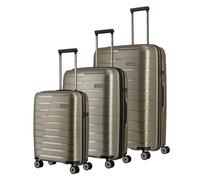 Travelite Set di valigie a 4 ruote Air Base 3 pezzi. color oro