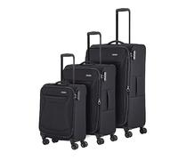 Travelite Chios 4 ruote Set di valigie 3 pezzi con piega di espansione schwarz (80040-01)