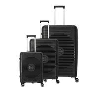 travelite set di valigie rigide 3 pezzi, 4 ruote, ORBITA, trolley con guscio infrangibile e pratica organizzazione interna, dimensioni valigia L/M/S