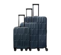 Travelite Set di valigie rigide PANELLO, 3 pezzi, S/M/L, tutte le misure con serratura combinata TSA e 4 ruote doppie, valigetta in ABS con bagaglio a mano