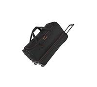 travelite trolley da stiva con ruote, valigia grande morbida, BASICS, trolley morbido con piega espandibile, 70 cm, 98-119 litri