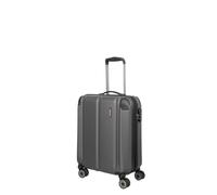 travelite trolley d'imbarco valigia per bagagli a mano, 4 rotelle, espansione a libro, CITY, trolley a guscio rigido, 55 cm, 40 - 45 litri
