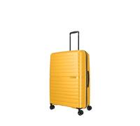 Travelite Valigetta rigida a 4 ruote, grande, 100 litri, serie TRIENT: trolley rigido con lucchetto a combinazione TSA, 76 cm, giallo., 76 cm, Trolley rigido con 4 ruote