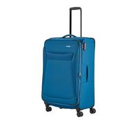travelite valigia a 4 ruote misura L con lato morbido, serie di valigie CHIOS con piega ad espansione + protezione bordi, trolley in look senza tempo, 78 cm, 90 - 97 litri