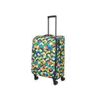 Travelite Valigia a 4 ruote misura M, custodia morbida, bagaglio serie Campus con piega estensibile + paraspigoli, trolley in design multicolore, 65 cm, 60-72 litri, multicolore, Trolley 65 cm,