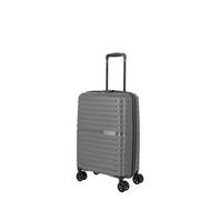 Travelite Valigia a mano a 4 ruote, piccola 36 litri, bagaglio serie TRIENT: trolley rigido soddisfa la misura del bagaglio IATA, 55 cm, antracite., Handgepäck 55 cm, Trolley a mano con 4 ruote