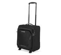 Travelite Bagaglio a mano con 2 ruote per Eurowings, lucchetto a combinazione integrato, trolley di bordo, trolley compatto con funzione di aggancio, 40 x 30 x 25 cm, 25 l, 1,8 kg, Nero, Handgepäck